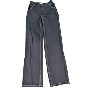 Pacific Sunwear‎ Dark Carpenter Pants Stitch Detail Women Size 27x30 PacSun